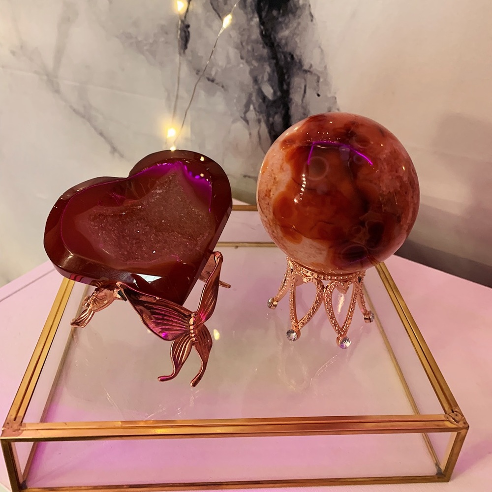 Carnelian Crystal Bundle ❤︎₊ ⊹